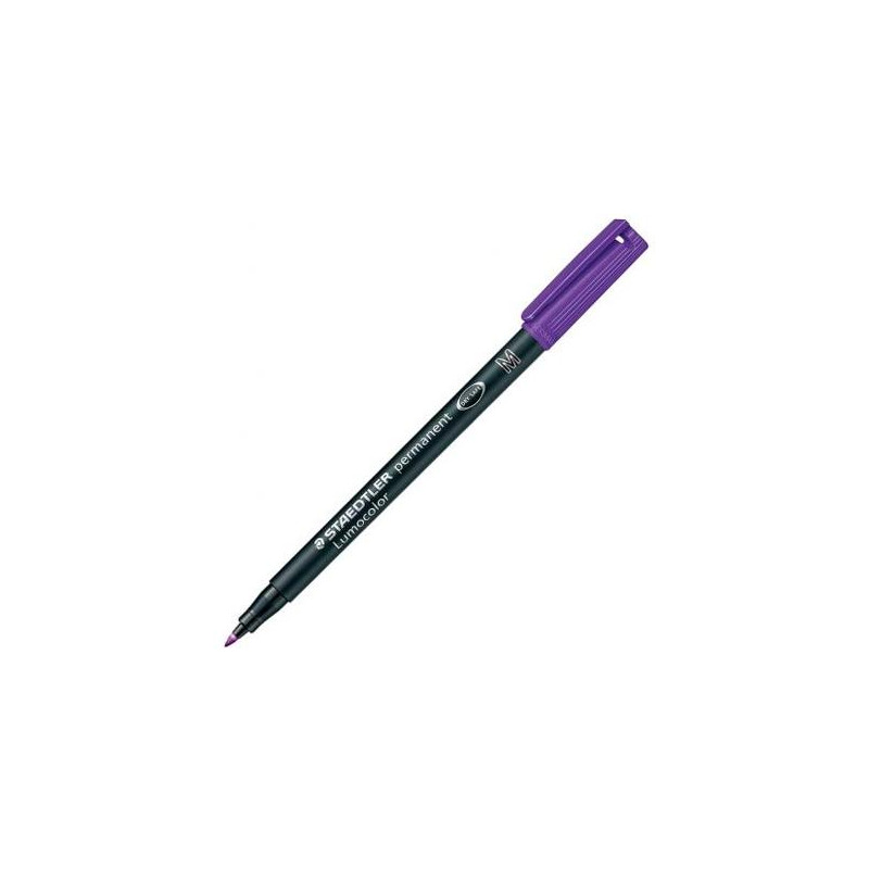 317-6 STAEDTLER ROTULADOR PERMANENTE LUMOCOLOR 317-6 M VIOLETA