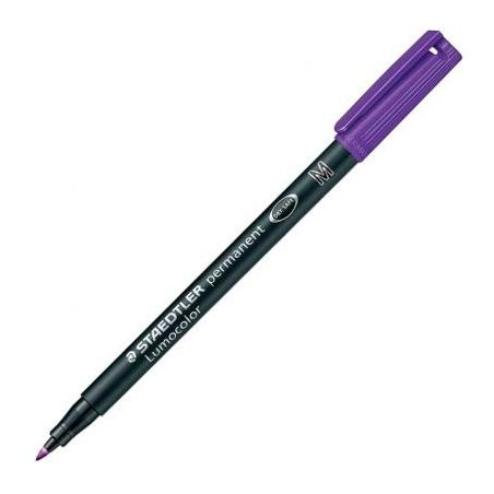 317-6 STAEDTLER ROTULADOR PERMANENTE LUMOCOLOR 317-6 M VIOLETA