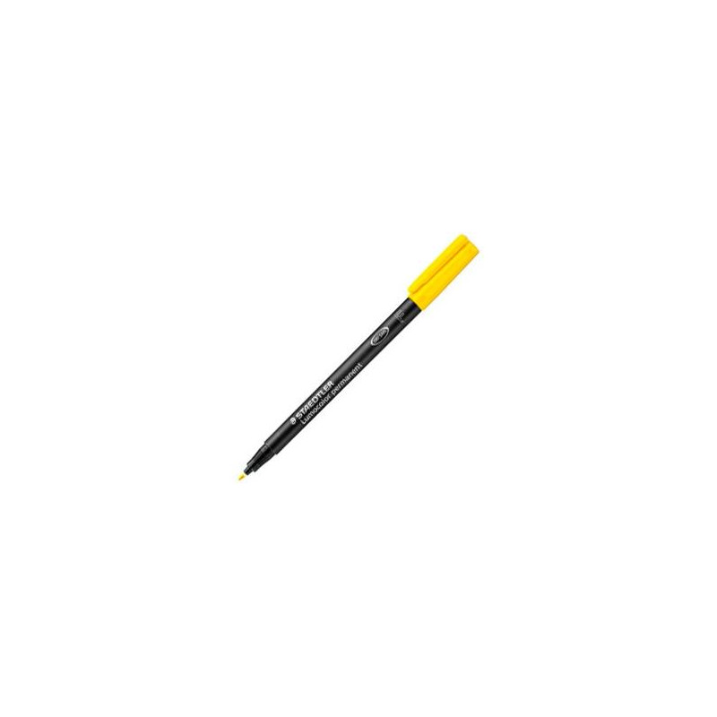 318-1 STAEDTLER ROTULADOR PERMANENTE LUMOCOLOR 318 F AMARILLO