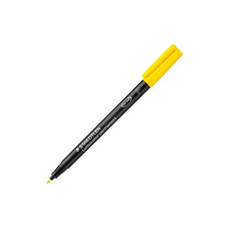 318-1 STAEDTLER ROTULADOR PERMANENTE LUMOCOLOR 318 F AMARILLO