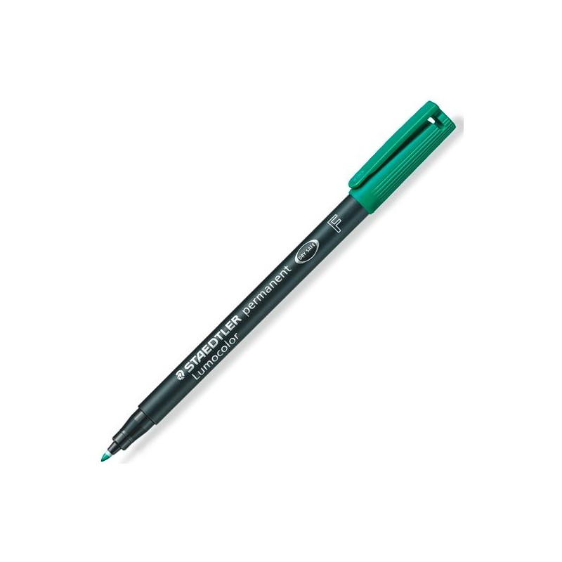 318-5 STAEDTLER ROTULADOR PERMANENTE LUMOCOLOR 318 F VERDE