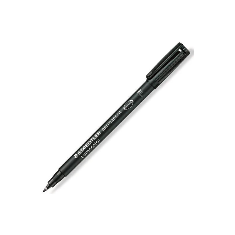 318-9 STAEDTLER ROTULADOR PERMANENTE LUMOCOLOR 318-9 F NEGRO