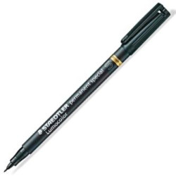 319 S-9 STAEDTLER ROTULADOR ESPECIAL PERMANENTE LUMOCOLOR S NEGRO