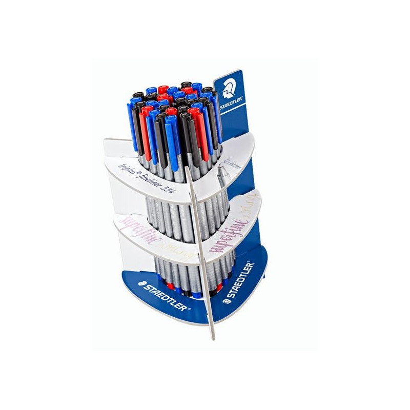 334 CA30 STAEDTLER ROTULADOR TRIPLUS FINELINER 334 EXPOSITOR SOBREMESA -30U-