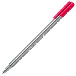 334-23 STAEDTLER ROTULADOR TRIPLUS FINELINER 334 PUNTA SUPERFINA ROJO BURDEOS