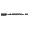 348 B-9 STAEDTLER MARCADOR PERMANENTE DÚO LUMOCOLOR 348 B DOBLE PUNTA FINA/BISELADA NEGRO