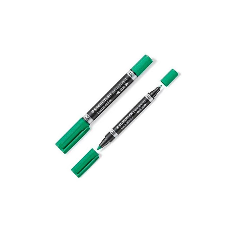 348-5 STAEDTLER MARCADOR PERMANENTE LUMOCOLOR 348-5 VERDE