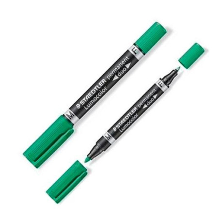 348-5 STAEDTLER MARCADOR PERMANENTE LUMOCOLOR 348-5 VERDE