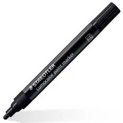 349-9 STAEDTLER MARCADOR ESPECIAL LUMOCOLOR 349 PERMANENTE NEGRO