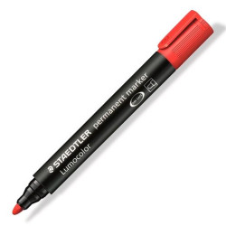 352-2 STAEDTLER MARCADOR PERMANENTE LUMOCOLOR 352-2 ROJO