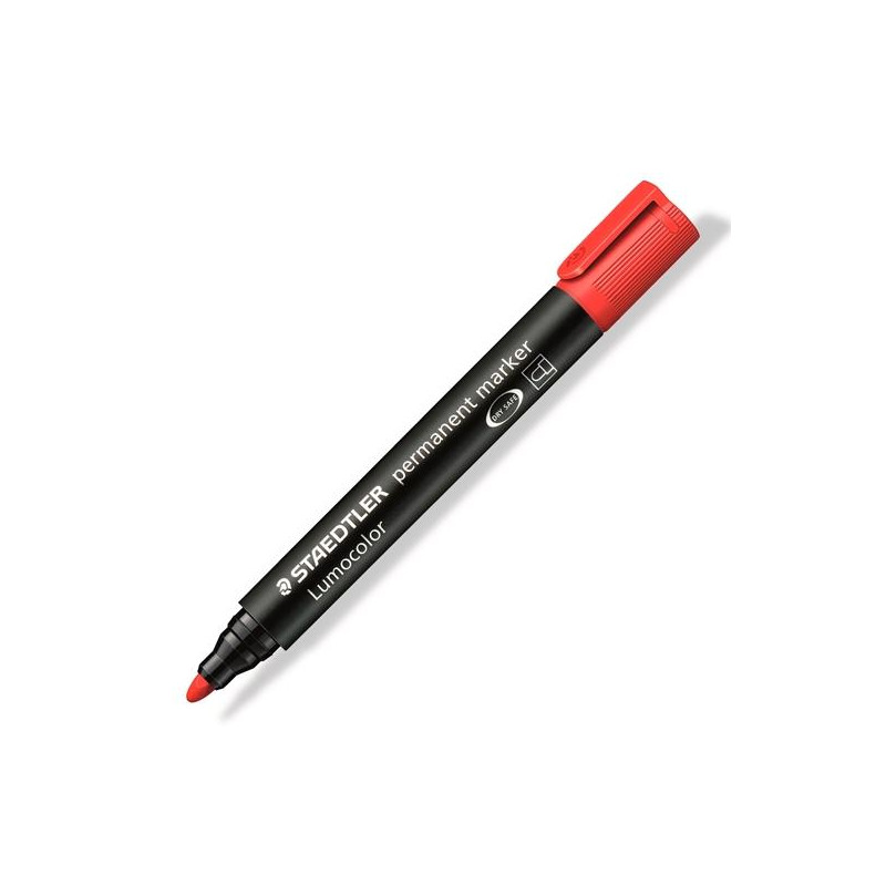 352-2 STAEDTLER MARCADOR PERMANENTE LUMOCOLOR 352-2 ROJO