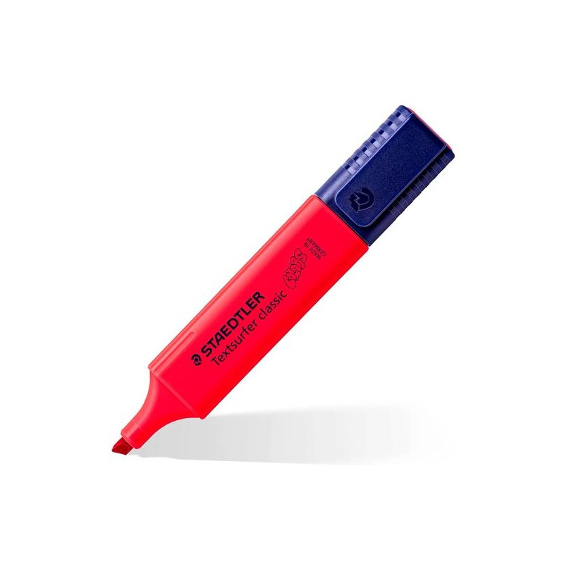 364 C-200 STAEDTLER MARCADOR FLUORESCENTE TEXTSURFER CLASSIC ROJO INTENSO