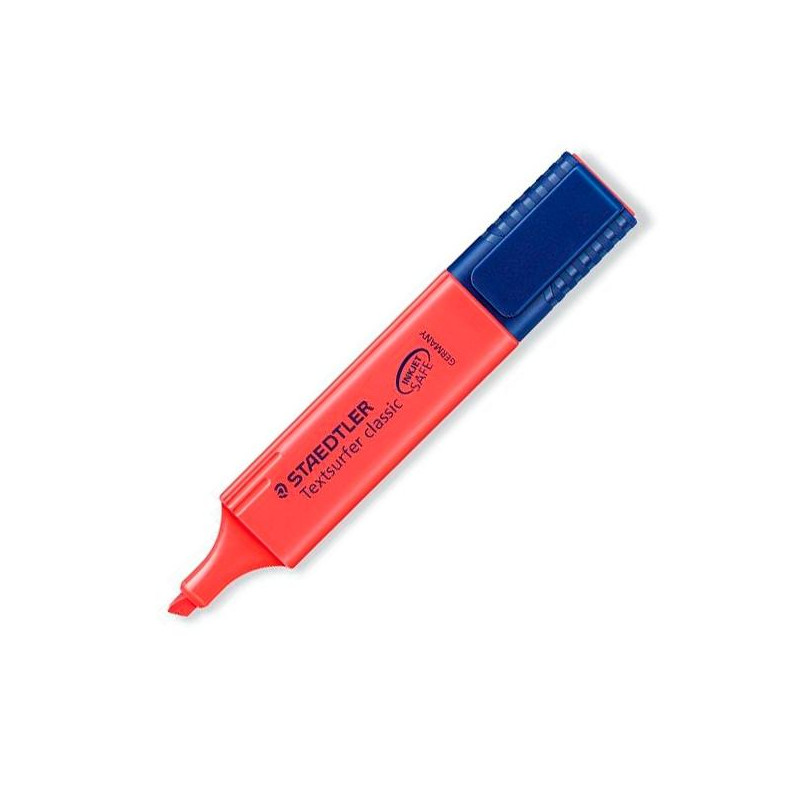 364-2 STAEDTLER MARCADOR FLUORESCENTE TEXTSURFER CLASSIC ROJO