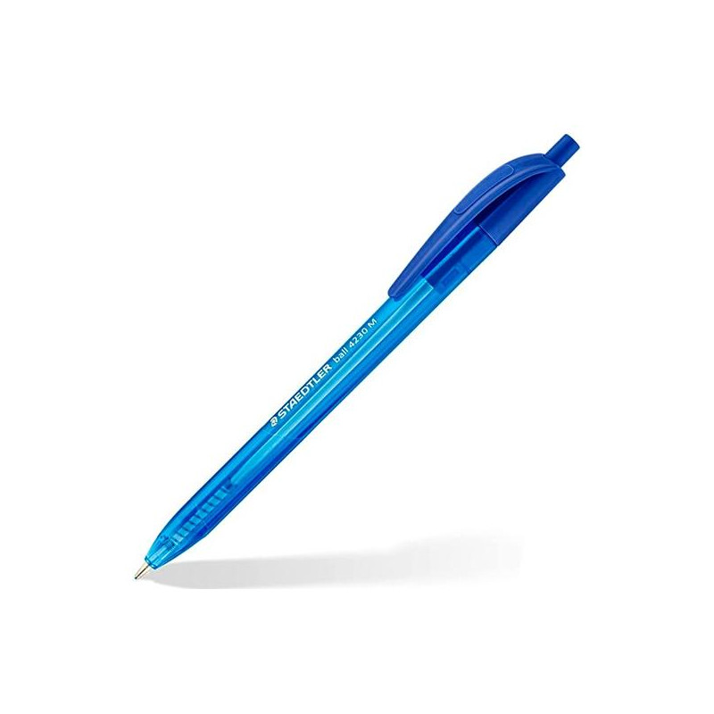 4230 M-3 STAEDTLER BOLÍGRAFO RETRÁCTIL BALL 4230 M 1.0MM TRIANGULAR AZUL CAJA 10 UD