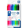 4230 MC8 STAEDTLER BOLÍGRAFO RETRÁCTIL BALL 4230 M 1.0MM TRIANGULAR C/SURTIDOS ESTUCHE 8 UD