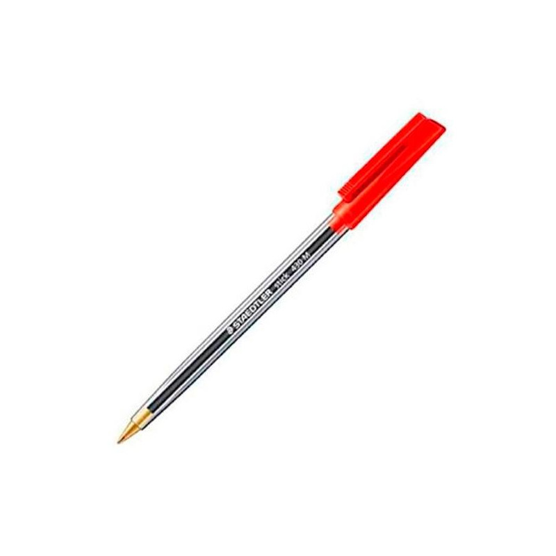 430 M-2CP5 STAEDTLER BOLÍGRAFO STICK 430 ROJO