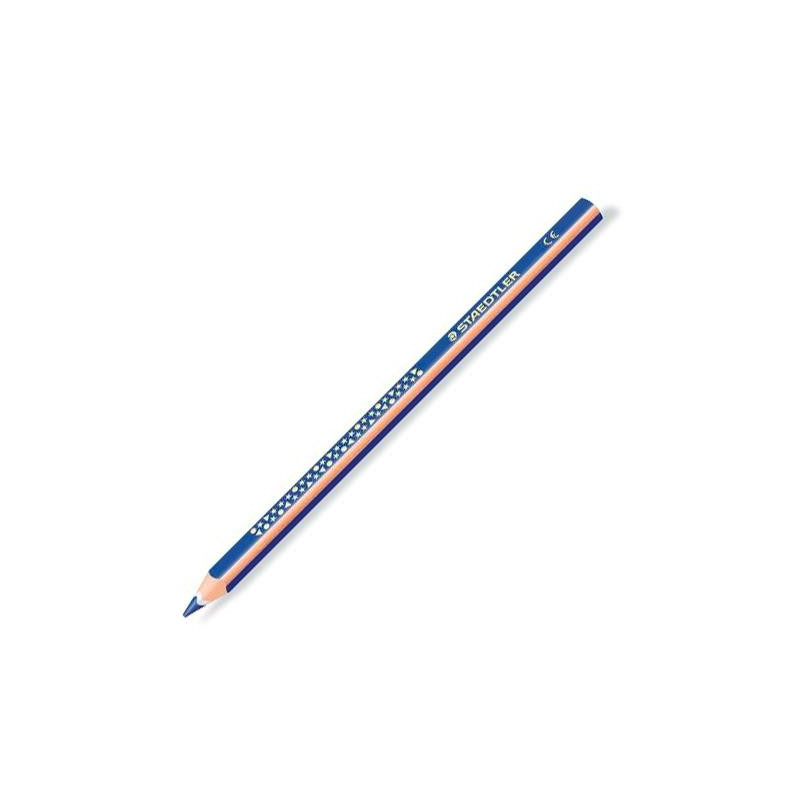 1284-3 STAEDTLER LÁPICES DE COLORES JUMBO NORIS TRIANGULAR UNICOLOR AZUL