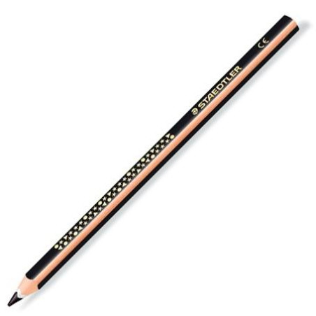 1284-9 STAEDTLER LÁPICES DE COLORES JUMBO NORIS TRIANGULAR UNICOLOR NEGRO