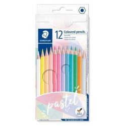 146 C12 PA STAEDTLER LÁPICES DE COLORES 146C LINEA PASTEL C/SURTIDOS ESTUCHE 12 UD