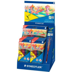 185 CA-1 STAEDTLER LÁPICES DE COLORES WOPEX ECOLÓGICO C/SURTIDOS EXPOSITOR C12-20U - C24-5U-