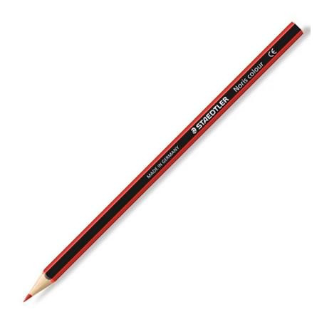 185-2 STAEDTLER LÁPICES DE COLORES NORIS COLOUR MADERA WOPEX ECOLÓGICA ROJO CLARO