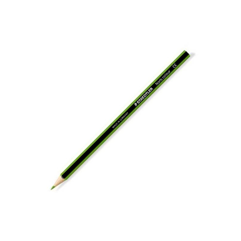 185-5 STAEDTLER LÁPICES DE COLORES NORIS COLOUR MADERA WOPEX ECOLÓGICA VERDE