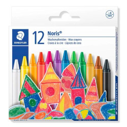 220 NC12 STAEDTLER CERAS NORIS 220 COLORES BRILLANTES SURTIDOS ESTUCHE 12 UD