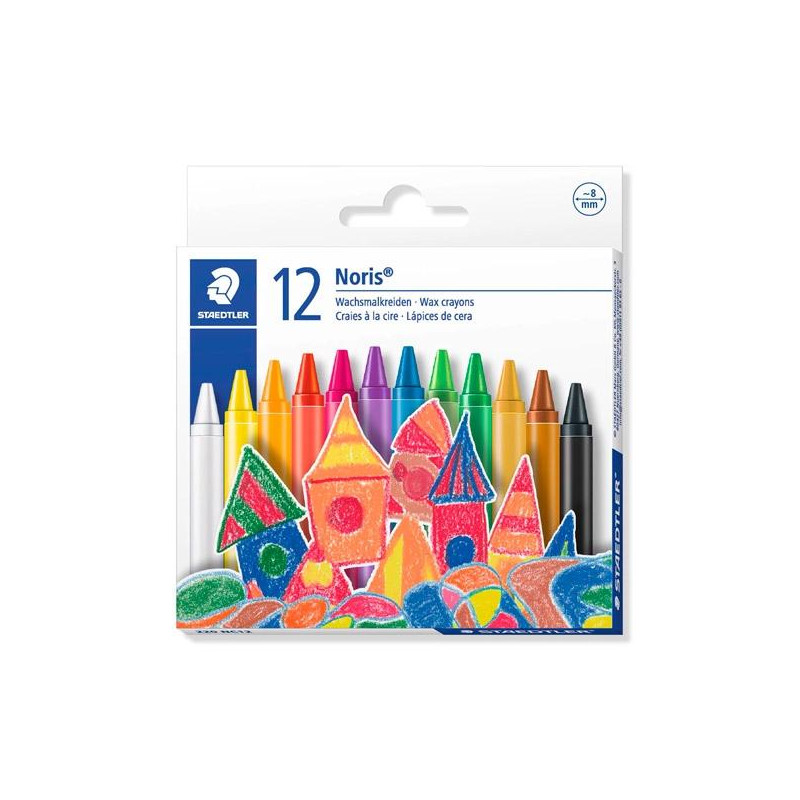 220 NC12 STAEDTLER CERAS NORIS 220 COLORES BRILLANTES SURTIDOS ESTUCHE 12 UD