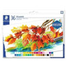 2420 C36 STAEDTLER CERAS BLANDAS PASTELES AL ÓLEO 70MM COLORES SURTIDOS ESTUCHE 36 UD