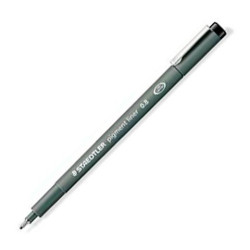 308 005-9 STAEDTLER ROTULADOR CALIBRADO PIGMENT LINER 0.05MM NEGRO