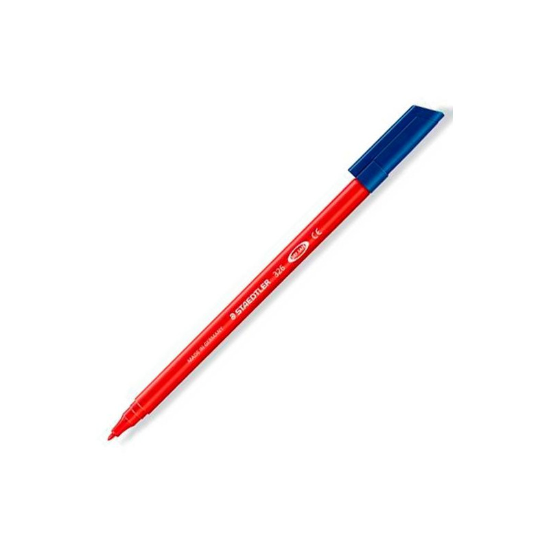 326-2 STAEDTLER ROTULADOR NORIS CLUB ROJO