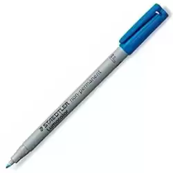 316-3 STAEDTLER ROTULADOR NO PERMANENTE LUMOCOLOR 316 F AZUL