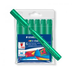 340 WP6-5 STAEDTLER ROTULADOR GRUESO NORIS CLUB VERDE ESTUCHE 6 UD