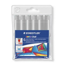 340 WP6-8 STAEDTLER ROTULADOR GRUESO NORIS CLUB GRIS ESTUCHE DE 6