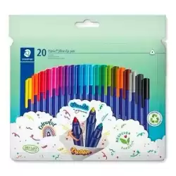 323 C20 STAEDTLER ROTULADOR TRIPLUS COLOR 323 TRIANGULAR C/SURTIDOS ESTUCHE 20 UD