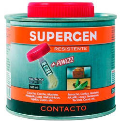 62600-00000-14 SUPERGEN PEGAMENTO DE CONTACTO RESISTENTE CON PINCEL BOTE 500ML