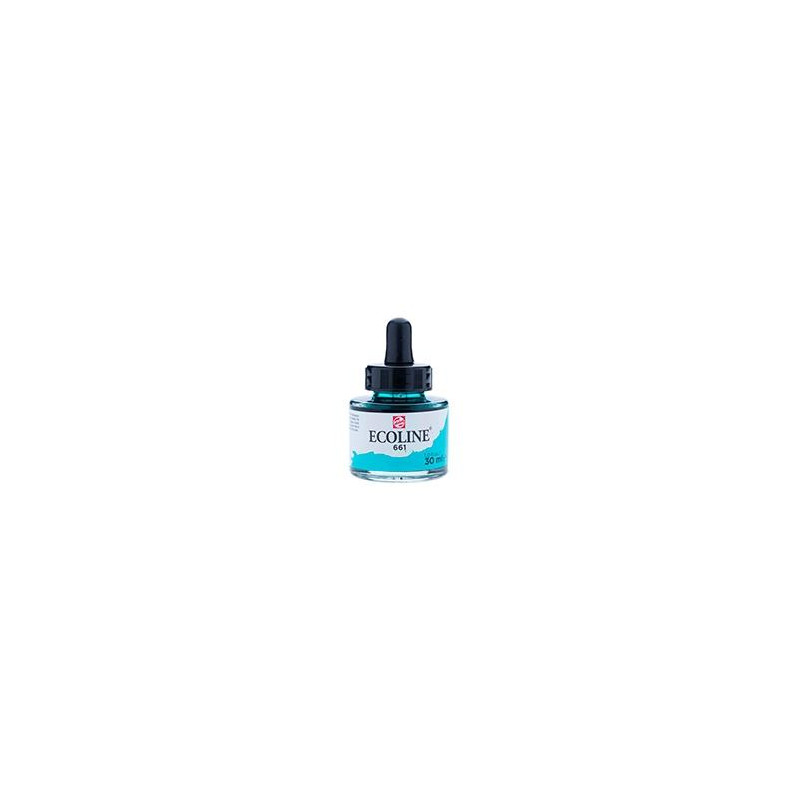 11256611 TALENS ECOLINE ACUARELA LIQUIDA 30ML VERDE TURQUESA