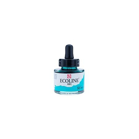 11256611 TALENS ECOLINE ACUARELA LIQUIDA 30ML VERDE TURQUESA