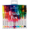 11509007 TALENS ECOLINE ROTULADORES BRUSH PEN PUNTA PINCEL C/SURTIDOS ESTUCHE 10 UD