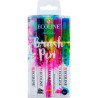 11509900 TALENS ECOLINE SET 5 ROTULADORES BRUSH PEN PRIMARIO PUNTA PINCEL C/SURTIDOS ESTUCHE 5 UD