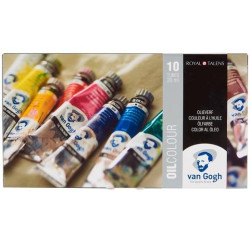 2820410 TALENS VAN GOGH ESTUCHE BÁSICO DE PINTURAS AL ÓLEO CON 10 TUBOS DE 20ML COLORES SURTIDOS