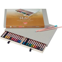 8840H24 TALENS BRUYNZEEL LÁPICES DE COLORES PASTEL C/SURTIDOS ESTUCHE DE LUJO 24 UD