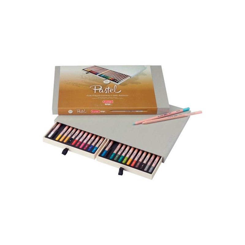 8840H24 TALENS BRUYNZEEL LÁPICES DE COLORES PASTEL C/SURTIDOS ESTUCHE DE LUJO 24 UD