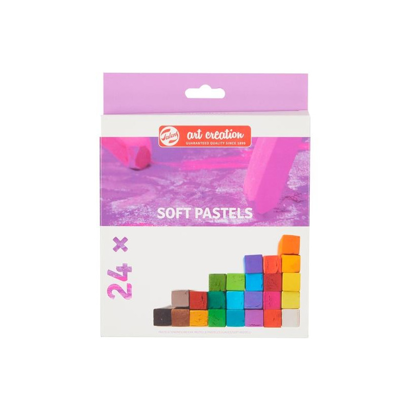 9029024M TALENS SET DE PINTURA ART CREATION PASTELES SUAVES SURTIDOS ESTUCHE 24 UD