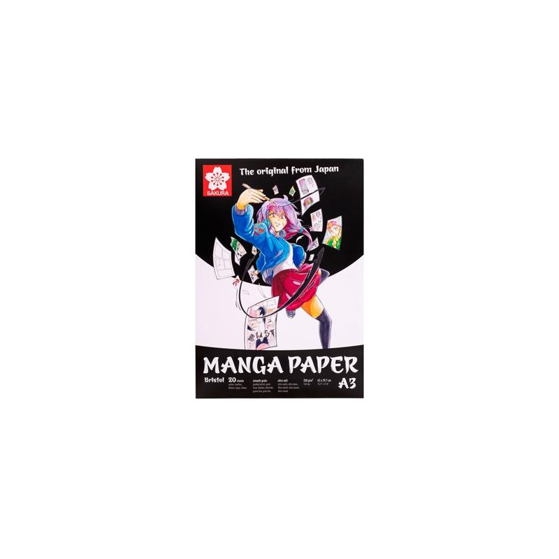 93202942 TALENS PAPEL MANGA 250GR PARA ACUARELA A3 20 PÁGINAS