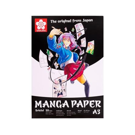 93202942 TALENS PAPEL MANGA 250GR PARA ACUARELA A3 20 PÁGINAS