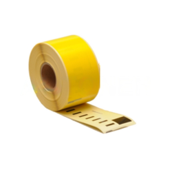 Rollo de etiquetas Dymo 99010 amarilla compatible S0722370 ( 130 etiquetas )