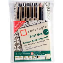 Z12PTGB TALENS SAKURA ZENTANGLE TOOL SET 12 PIEZAS