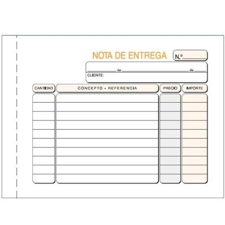 T-79/C TALONARIO ENTREGAS OCTAVO APAISADO DUPLICADO AUTOCOPIA CATALAN