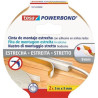 55714-00000-02 TESA CINTA ADHESIVA DE MONTAJE ESTRECHA DOBLE CARA POWERBOND 2 ROLLOS 9MM X 5M TRANSPARENTE